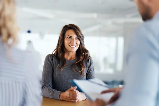 Das ist eine Bewerberin bei der Mark Aurel Klinik.